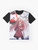 Darling in the FranXX anime graphic t-shirt featuring Zero Two and mecha - Flat lay