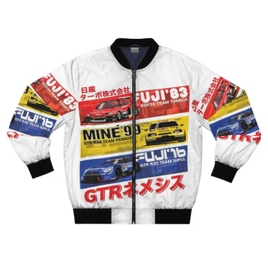 Nissan GTR Racing Bomber Jacket - nerdoutloudpod