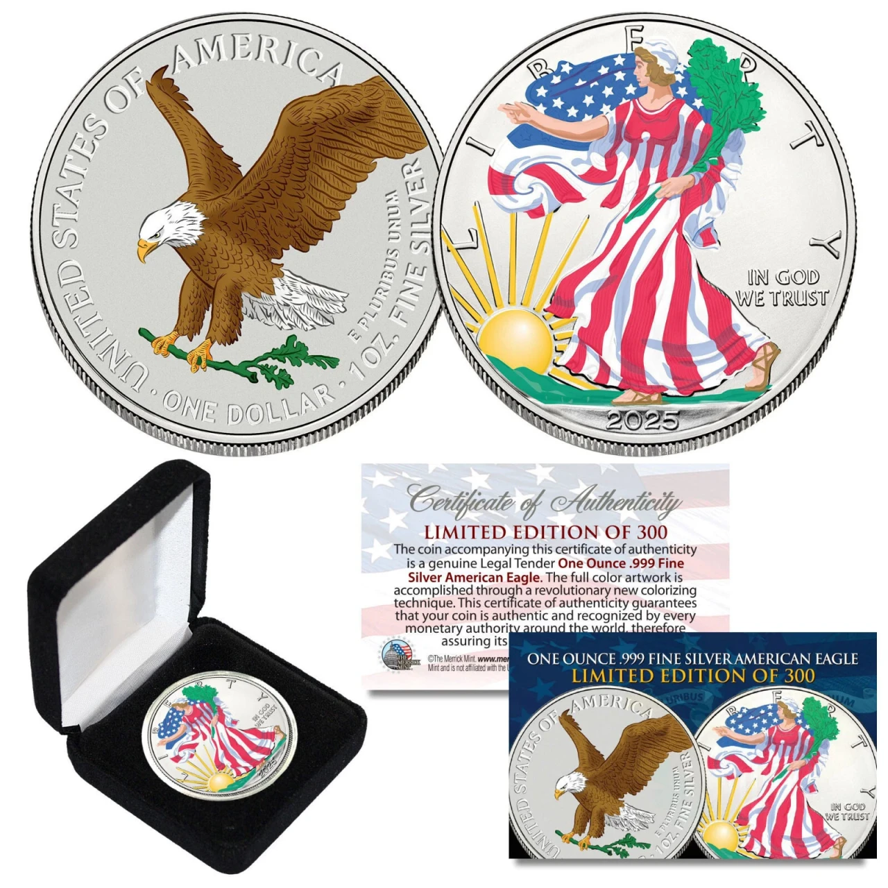 2026 Colorized 1 Oz. U.S. Silver Eagle