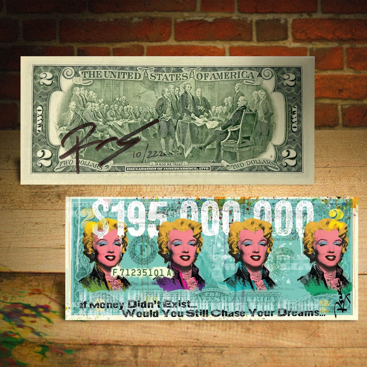 BE@  Andy Warhol Marilyn Monroe #2 1000％ andy warhol's iconic marilyn monroe painting estimated to