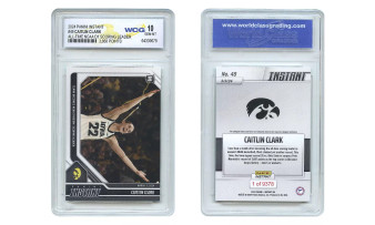 2024 Panini Instant CAITLIN CLARK #49 All-Time NCAA Scoring Leader - GEM MINT 10