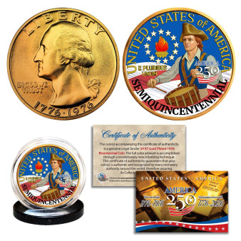 1776−1976 200Years of US.grown バックル 1776–2026 America 250th Anniversary 1976 Bicentennial 24K Gold