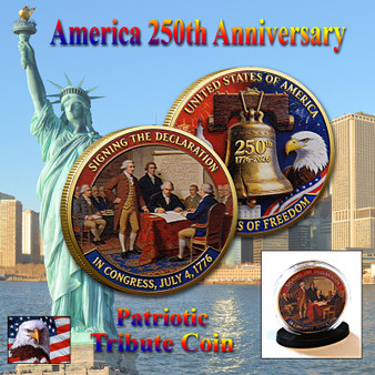 America 250 1 Oz. Tribute Coin - Declaration & Liberty Bell