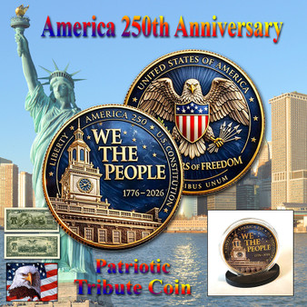 America 250 1 Oz. Tribute Coin - We The People