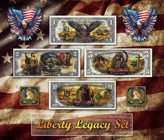 Liberty Legacy Set - Classic Liberty Signed 4 Note Set Obverse