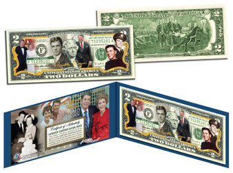 Ronald Reagan 100th Birthday Life And Times Colorized $2 Bill