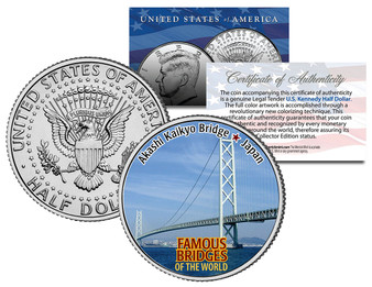 1952年 ニュージャージー高速道路公社 記念硬貨 Famous Bridges & Churches