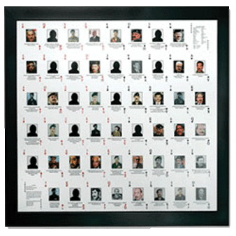 Uncut Sheet of U.S. Military Freedom Cards used in Iraq