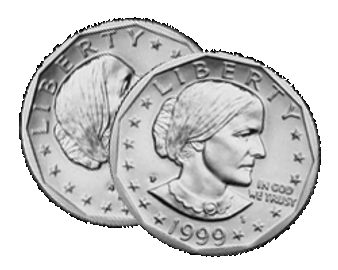 2-Headed Susan B. Anthony Dollar