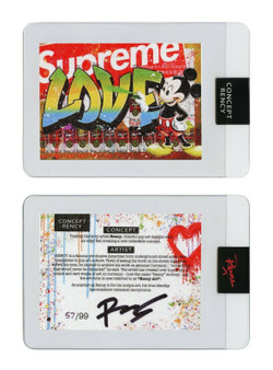Rency Trading Card Mickey Mouse Love Supreme DIAMOND DUST LTD of 99
