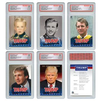 Set of 5 DONALD TRUMP 47th President 2025 SIGNATURE GOLD