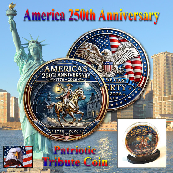 America 250 1 Oz. Tribute Coin - Paul Revere