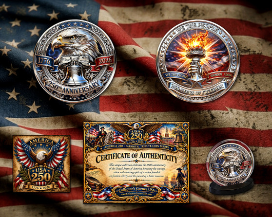 America 250 1 Oz. Tribute Coin - Eagle & Torch