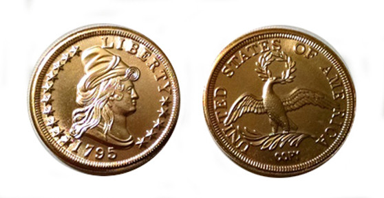 Liberty Gold Half Eagle 1795 Replica Coin