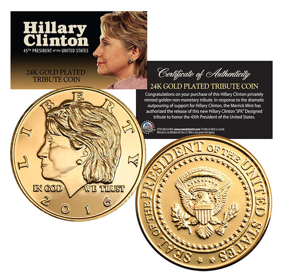 Hillary Clinton For President 2016 Tribute Coin
