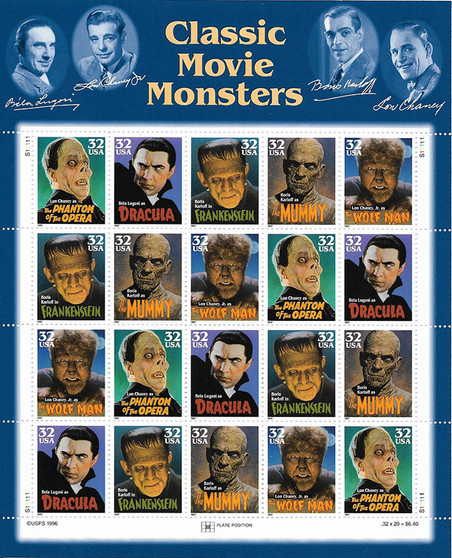 1997 #3168 Classic Movie Monsters