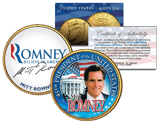 Rare President Romney Promo JFK Coin
