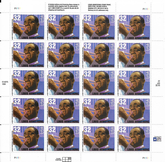 1995 #2982 Louis Armstrong