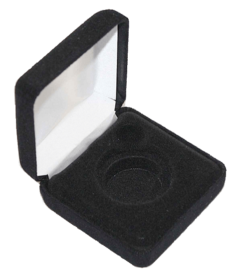 Black Felt Gift Box with White Insert for 1 A-sized Air-Tite