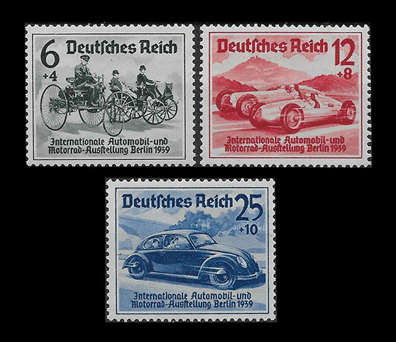 1939 International Automobile & Motorcycle Exhibition #686-688 MH