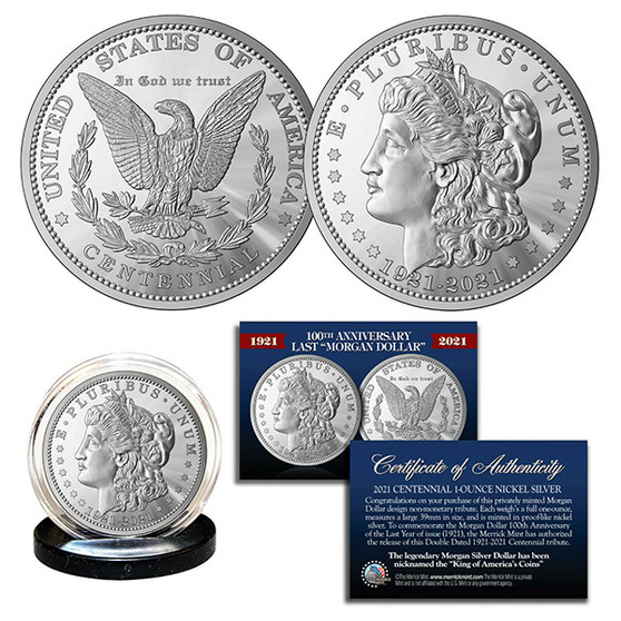 100th Anniversary of the final Morgan Silver Dollar Tribute Coin