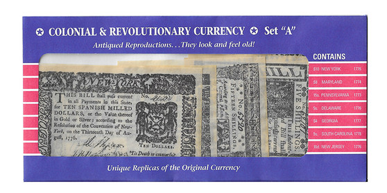 Confederate States Reproduction Bills Set A