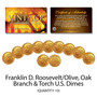 Franklin D. Roosevelt 24K Gold Plated Dimes - QTY 10