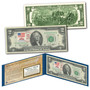 1976 UNC Genuine $2 U.S. Bill with 1976 Stamp & 1976 Postmark - 1st Day Issues