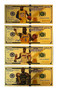 Lebron James Gold Novelty $100 BIlls - Obverse