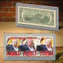 DONALD TRUMP Fight, Fight, Fight HAND-SIGNED by Artist Rency Colorized U.S. $2 Bill