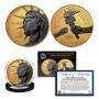 2026-P Enduring Liberty Half Dollar BU Coin America 250  24K Gold with Black Ruthenium Highlights