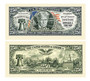 Set of 20 U.S. Semiquincentennial Colorized Trump 250 Dollar Novelty Bills