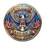 America 250 1 Oz. Tribute Coin - Gold Eagle 250 & Silver Eagle Emblem