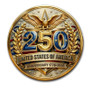 America 250 1 Oz. Tribute Coin - Eagle & Monuments