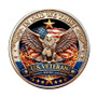 America 250 1 Oz. Tribute Coin - Honoring Veterans & Cross