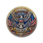 USA 250th Anniversary Silver Plated .999 5 Oz. Copper Round