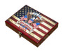 America 250 Elegant Wooden Gift Box for 6 Tribute Coins