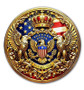 America 250 1 Oz. Tribute Coin - Golden Liberty & Flag