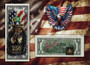 America 250 Uncle Sam Colorized & Liberty Signed $2 Bill