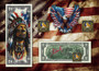Native American Chief Colorized & Liberty Signed $2 Bill