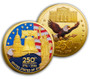 Gold USA 250 Tribute Coin