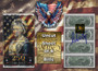 Uncut Sheet of 4 $2 Bills Liberty Colorized America 250 - Betsy Ross