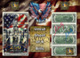 Uncut Sheet of 4 $2 Bills Liberty Colorized America 250 - Lincoln Memorial