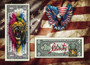 Wildlife Series "Roaring Lion" Colorized & Liberty Signed $1 Bill