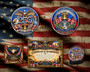 America 250 1 Oz. Tribute Coin - Gold Eagle 250 & Liberty Bell