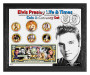 Elvis Life & Times Colorized Coin & Currency Set in 8" x 10" Frame - Landscape