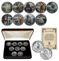 STAR WARS 1980 Washington Quarter 9-Coin Set with Box - OFFICIALLY LICENSED