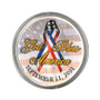 9/11 God Bless America with Ribbon  2009 8th Anniversary 9/11 Silver Eagle in Protective Coin Capsule