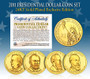 24K Gold Plated Presidential Dollars 2011