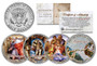 Michelangelo Sistine Chapel JFK Half Dollar 4 Coin Set